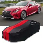 For Lexus LC500h RC350 300 Dust Proof Stain Stretch Full Car Cover w/Red Line AU (for: Lexus)