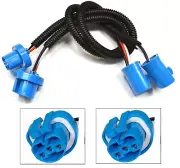 Extension Wire P 9007 HB5 Two Harness Head Light Bulb Plug Female Male Repair