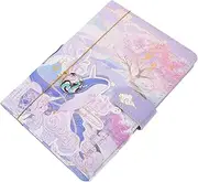 Ipetboom Leather-bound Daily Planner Notebook College Academic Planner Schedule Recording Notepad School Supplies for Students Aesthetic Academic Year