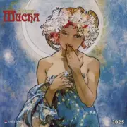 Tushita Publishing, Alphonse Mucha - Poster Art 2025 Wall Calendar