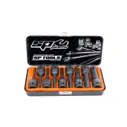 SP Tools 9Pcs 1/2" Drive Inhex Impact Socket Set - Metric Cr-Mo Steel