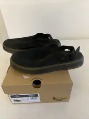 Dr. Martens AirWair Carlson Black Suede Slingback Mules Clogs Slides M11 W12