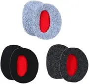 [CurcKua] Bandless Earmuffs Winter Polar Fleece Ear Bags Soft Ear Protective Covers for Cold Weather 3Pair