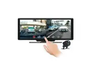 Elinz 10.26" Dashboard Carplay & Android Auto Real 4K + 1080P Dual Dash Cam Camera WiFi ADAS Smart Driving Assistant Car DVR