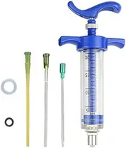 LILYS PET Reuseable Young Birds Feeding Syringe,Plastic and Perspex Material,Feeding Milk for Young Birds or Feeding Medicine for Sick Birds (20ml and 2+2.5+3mm Hose)