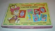 WHITMAN FUZZY BUNNY FLOCKED LACING CARDS 1966 EASTER THEME NEW UNUSED MIB