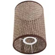 Country Lamp Shade Rattan Rustic Lamp Shade E27/E14 Socket Table Lamp Shade