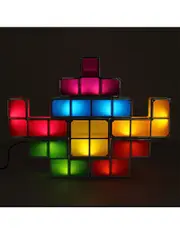 Tetris Puzzle Light Stackable Led Block Lamp Night Light Novelty Gift - Three Sets