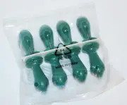 Tupperware Corn Holders Set (Includes 8 Picks) Huggers Hunter Green Vintage NEW