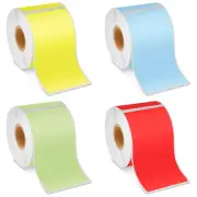 Uline Mini Printer Labels - Colored Paper, 2 1⁄8 x 4"