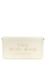 [Marc Jacobs] Marc Jacobs-The Leather Mini Bag Borse A Tracolla Bianco-Donna OS White