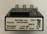 SSAC Inc. TDUS3000A Solid State Timing Relay, 1 Amp New Old Stock!