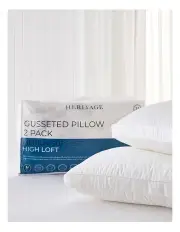 [Heritage] Gusseted Pillow 2 Pack in White