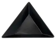 Sorting Tray Triangular Black Plastic Jewelry Making Tool 6/PK