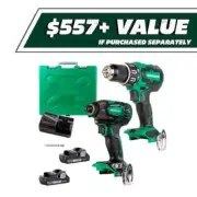 Metabo HPT MultiVolt 2-Tool 18-volt Brushless Power Tool Combo Kit