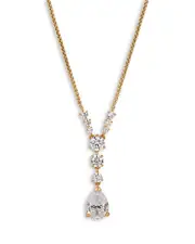 Nadri Halle Cubic Zirconia Lariat Necklace, 16-18
