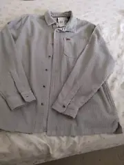 Buffalo David Bitton Shirt Men XL Grey Shacket Jacket Jeramias