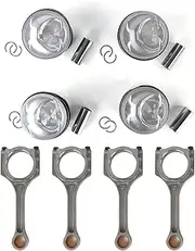 DAYSYORE Pistons & Connecting Rod Fits for 2011-2019 Hyundai-Sonata, for Kia-Sorento Optima 2.4L Engine,Replace OE 23040-2G200 23410-25201 23040-25200 23510-2GGA0
