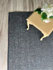 Loop Carbon Minimal Wool Rug
