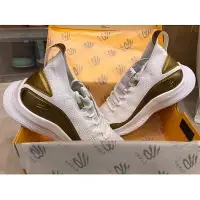 在飛比找Yahoo!奇摩拍賣優惠-Under Armour Curry Flow 8 白金 運