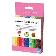 Nanobeads 12 color set 80-54360 Handmade multicolor Japan Tracking# kids NEW