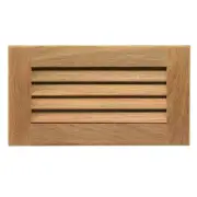 Whitecap Teak Louvered Insert - 6-3/8" x 11-3/16" x 3/4"