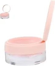 TOVINANNA Box Mirror Powder Container Make- up Loose Powder Holder Powder Puf...