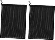 FUNOMOCYA Pump Filter Bag Pcs Pond Pump Mesh Bag Outdoor Pond Filters Industrial Mesh Material Simple Drawstring Closure