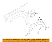 CHRYSLER OEM 06-10 Commander Rear Door Exterior Trim-Ornament 5140834AB