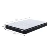 Dreamcom Superior Eurotop Pocket Spring Mattress Queen