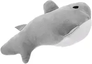 Squeaky Dog Plush Interactive Chew for Dogs Durable Shark Shape Safe for Teeth for Indoor Outdoor Play