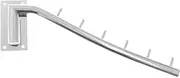 Wall Mounted Drying Rack Wall Clothes Hanger Stainless Steel Organizer with Swing Arm Holder Coat Hangers