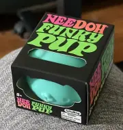 NEE DOH FUNKY PUP AQUA COLOR SENSORY STRESS RELIEF TOY