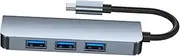 DOITOOL -c Docking Station USB Hub 4 Port Expansion Aluminum Alloy Fast 5gbps Data Transfer for Laptops