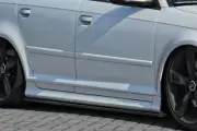 Black Gloss Side skirts addons / diffusers / diffusers For Audi RS3 8PA