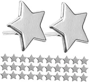 GRADENEVE 200pcs Metal Brads - Star-Shaped Two-Prong Fasteners Decorative Pins for Kids DIY Crafts for Scrapbooking Paper and