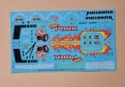 Revell 1/24 1978 CHEVY BLAZER PULLED PORK PULLDOZER PULLING TRUCK DECAL SHEET