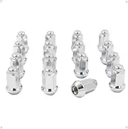 Wheel Accessories Parts Set of 16 Chrome 10x1.25 ATV Lug Nuts Bulge Acorn Seat 1.25" Long, 14mm Hex - Fits Honda, Suzuki, Yamaha & Arctic Cat ATV/UTVs and 550/850 Polaris Sportsman XP ATVs