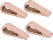 Universal Laptop/Computer Keyboard Stands, [4 Pack] Anti-Slip Silicone Tilting Wedge Riser Holder for Desk, Ultra Compact Portable Ventilated Stand & Elevated Feet for Notebook Keyboard - Black