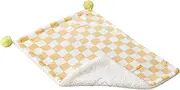 Sinknap Cozy Pet Blanket Plaid Pet Blanket Pet Blanket Bright Color Plaid Pattern Warm Soft Comfortable Cat Dog Plush Mat Pet Supplies Yellow XL