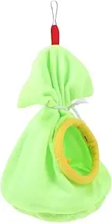 Toddmomy Cozy Green Parrot Sleeping Nest Comfortable Hammock Bed for Birds Easy to Hang Wash for Parrots Parakeets Pets Resting Place Your Home