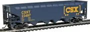 Trainline HO Scale Model Offset Hopper CSX, Model:931-1425