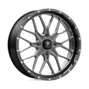 MSA Wheels M45 Portal ATV UTV SXS Wheel Rim 16X7 4X137 +10 Black Milled