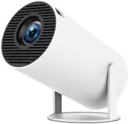 Mini Projector, Support 4K 1080P HD Portable Projector with Bluetooth and WIFI A