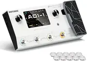 HOTONE Multi Effects Pedal Dual Effect Chains with Expression Pedal, FX Loop, MIDI I/O Stereo, OTG, USB Audio Interface, Touchscreen, Ampero II (Includes 10 Additional Foot Switch Attachments)