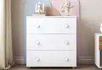 WHEELER 3 Drawer Tall Chest