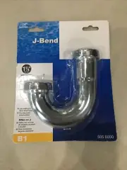 LDR 505 6000 1-1/4" J-Bend Chrome Plated Brass