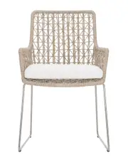 Bernhardt Exteriors Carmel Outdoor Arm Chair with Seat Pad