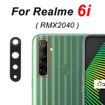 適用於 REALME 6I 後置攝像頭鏡頭玻璃蓋更換+不干膠貼紙 RMX2040