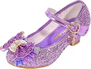 [Onyxeey] Princess Shoes Toddler Dress Shoes for Girls with High Heels - Comfortable & Stylish (Size 2-13)